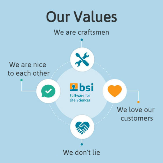 BSI Values visualises